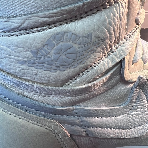 Nike Women's Air Jordan 1 MM High White Pure Platinum Sail FB9891-100 Size 8.5 - Picture 6 of 12